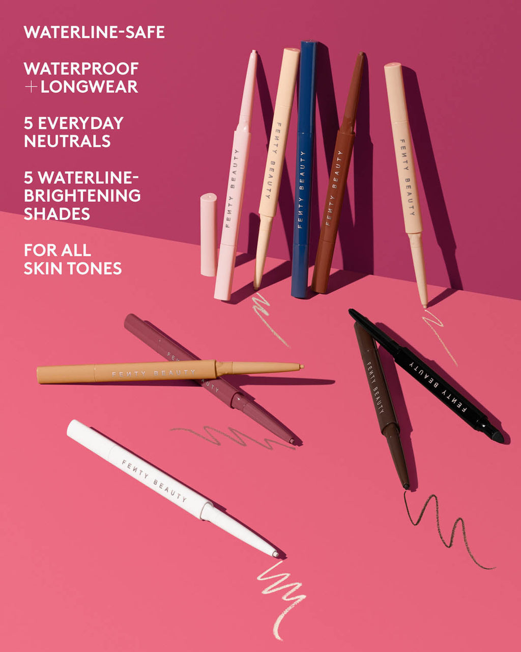 Bold Eye Essentials Bundle: Eyeshadow Stick. Gel Eyeliner + Mascara