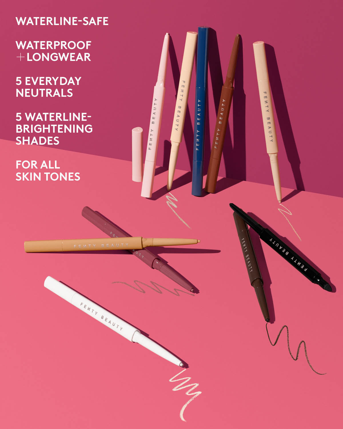 Bold Eye Essentials Bundle: Eyeshadow Stick. Gel Eyeliner + Mascara