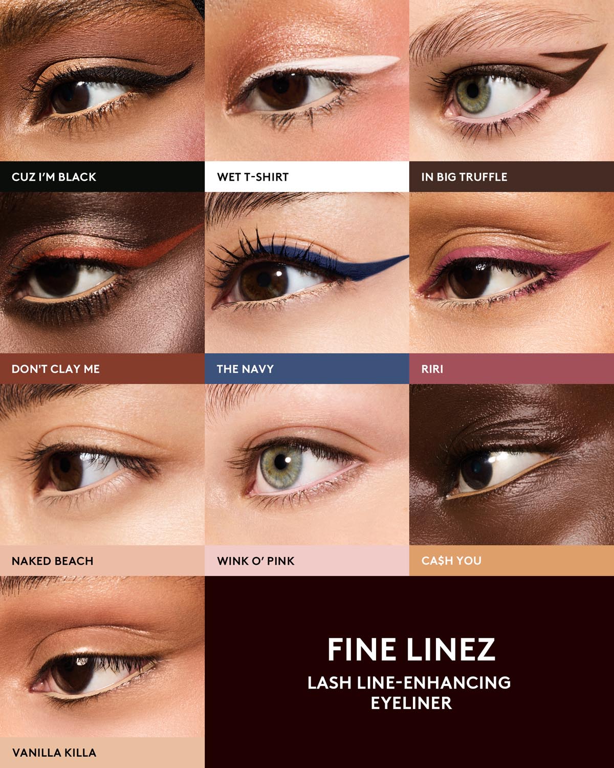 Bold Eye Essentials Bundle: Eyeshadow Stick. Gel Eyeliner + Mascara