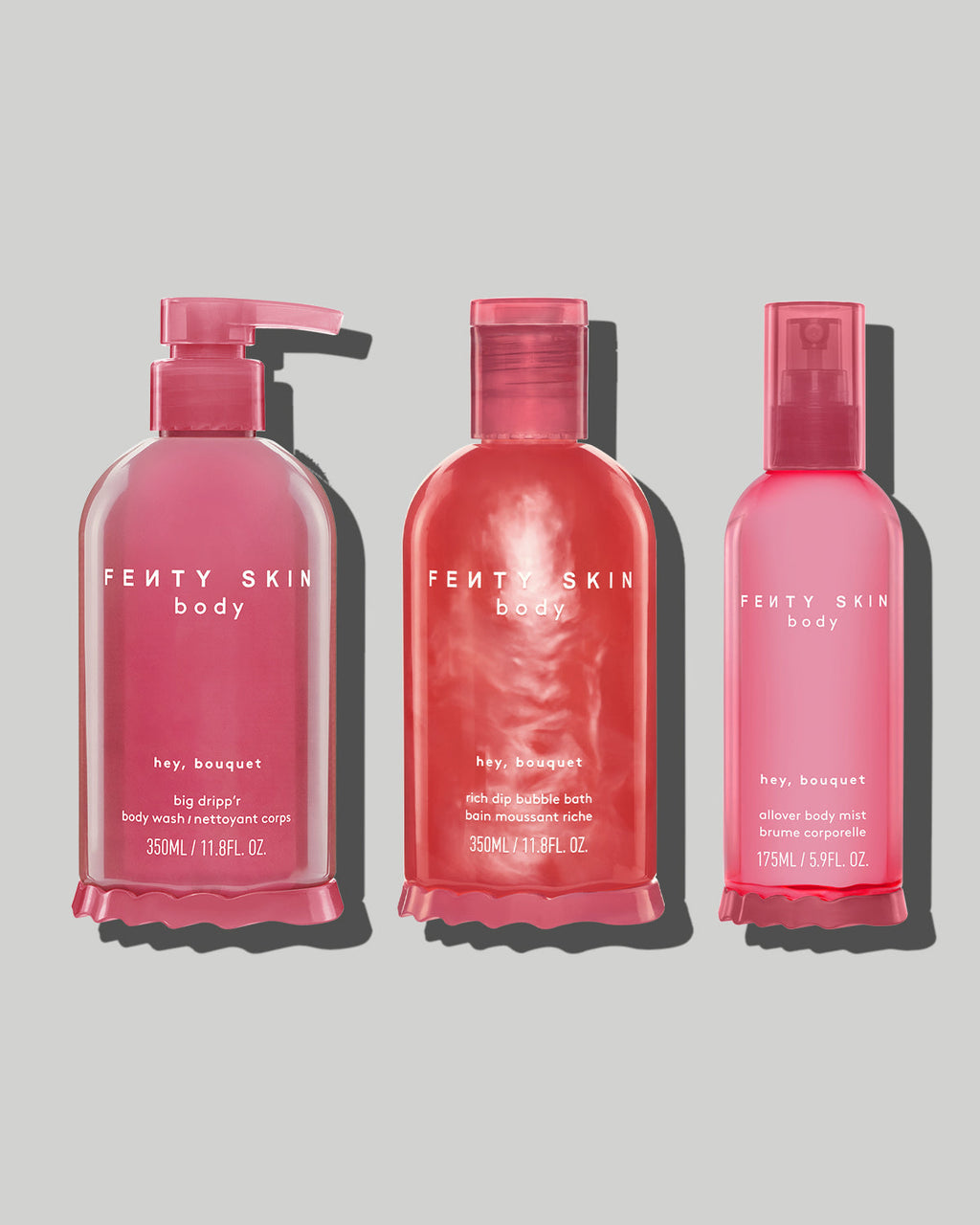 Fenty Skin Body Bath. Shower + Mist Full-Size Bundle