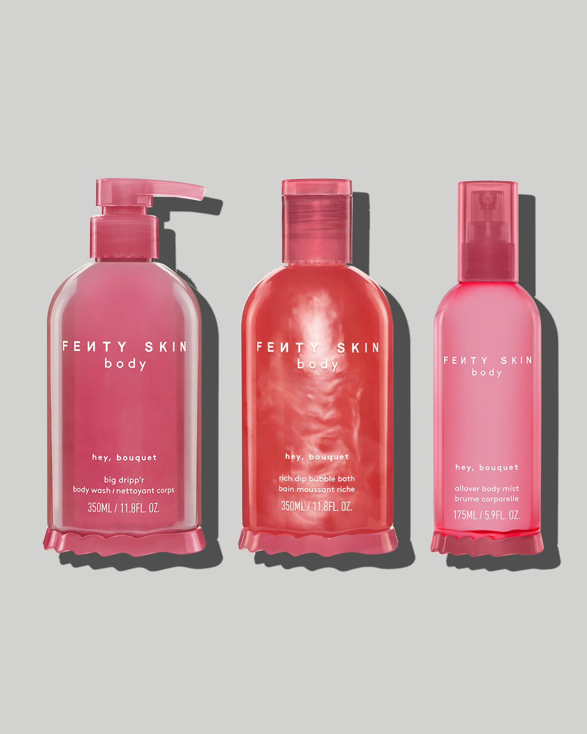 Fenty Skin Body Bath. Shower + Mist Full-Size Bundle