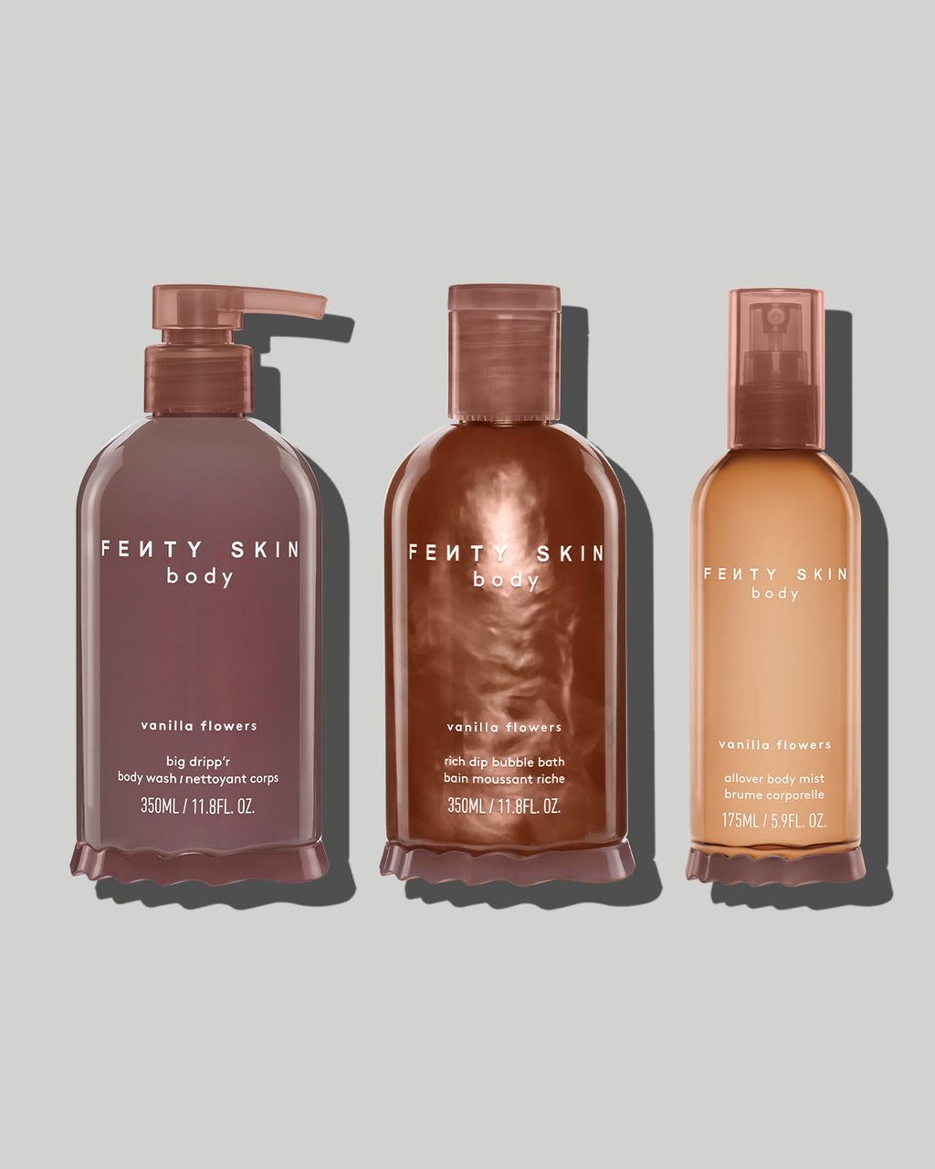 Fenty Skin Body Bath. Shower + Mist Full-Size Bundle
