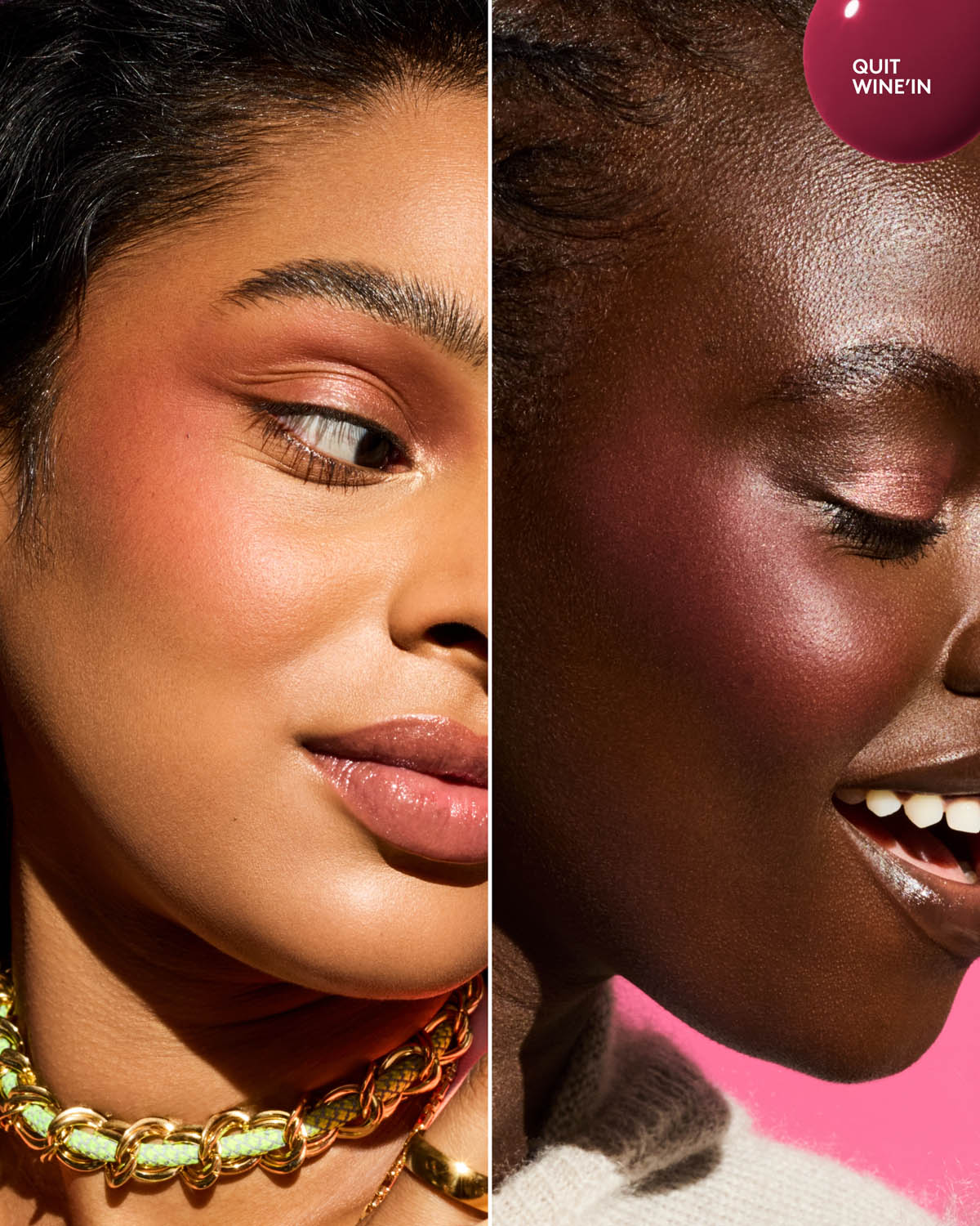 Shake 'N Play Buildable Liquid Blush — Quit Wine'in