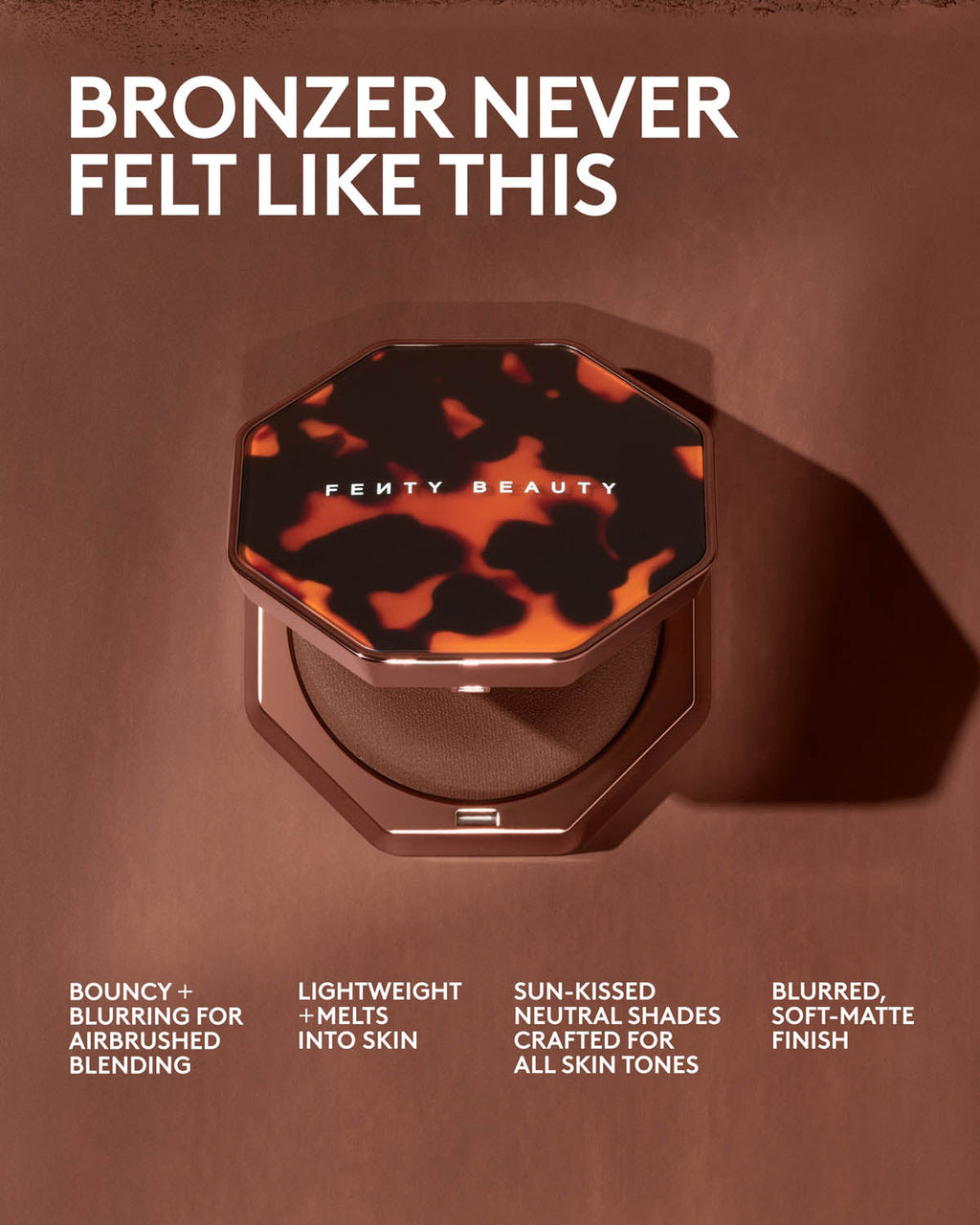 Sun Stalk'r Soufflé Pressed Mousse Cream Bronzer — Hot Fudge