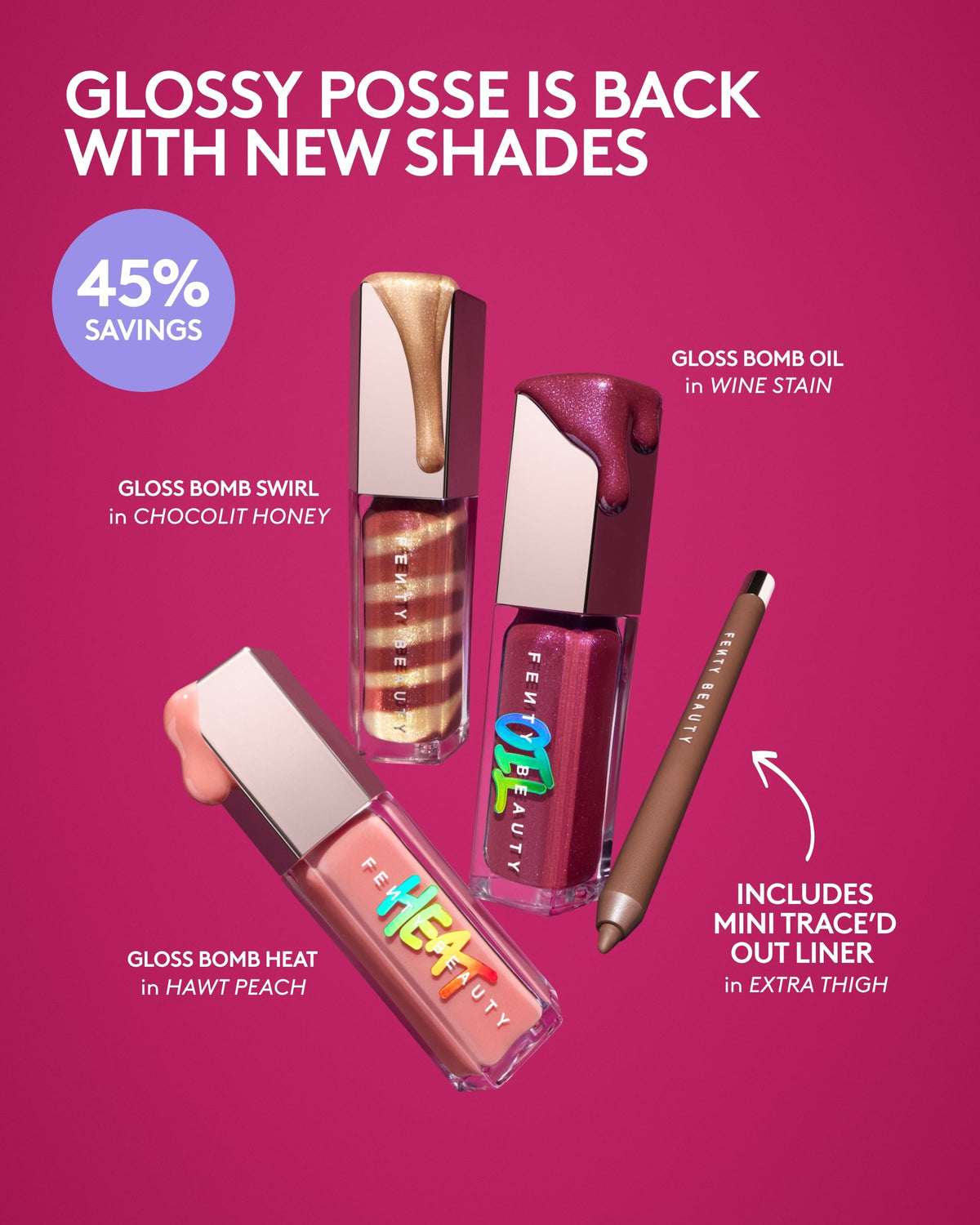 Glossy Posse IX 4-Piece Lip Set
