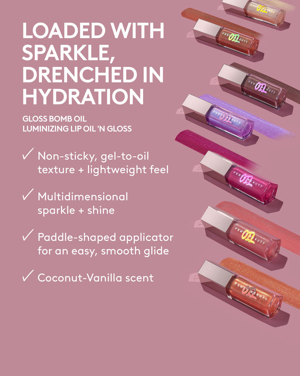 The Hi-Shine Hunniez Micro Hair Oil + Full Size Lip Oil