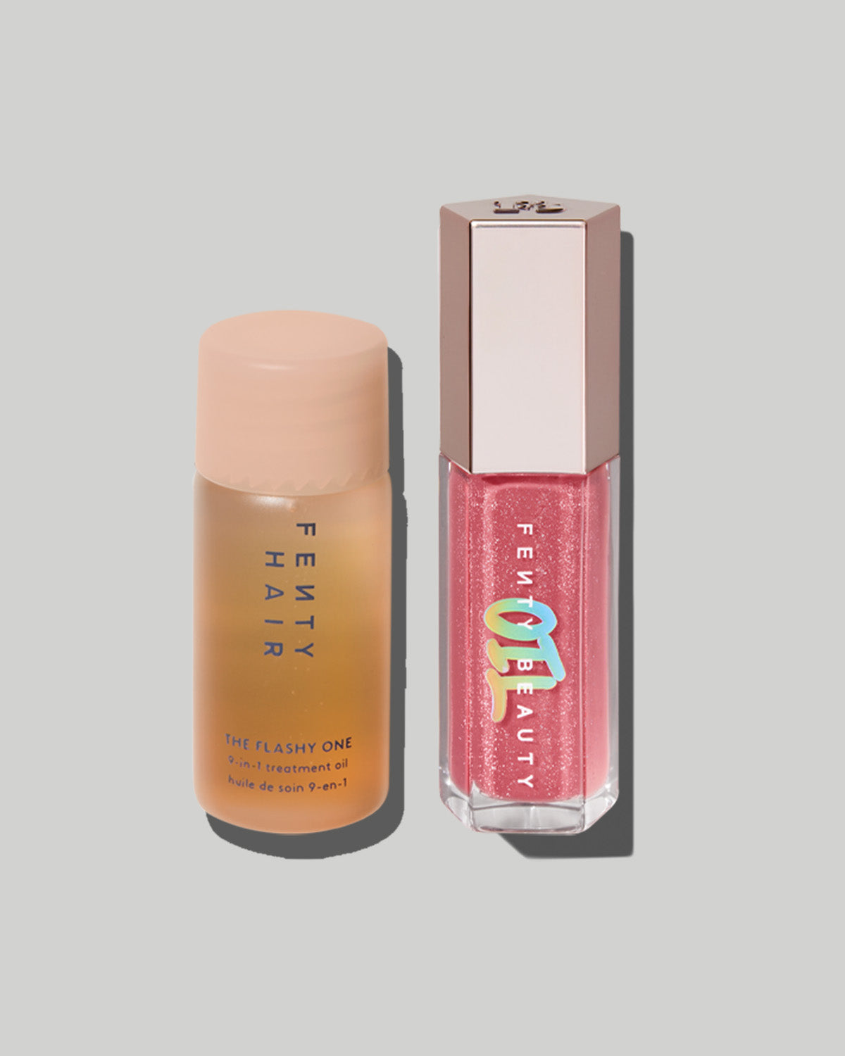 The Hi-Shine Hunniez Micro Hair Oil + Full Size Lip Oil