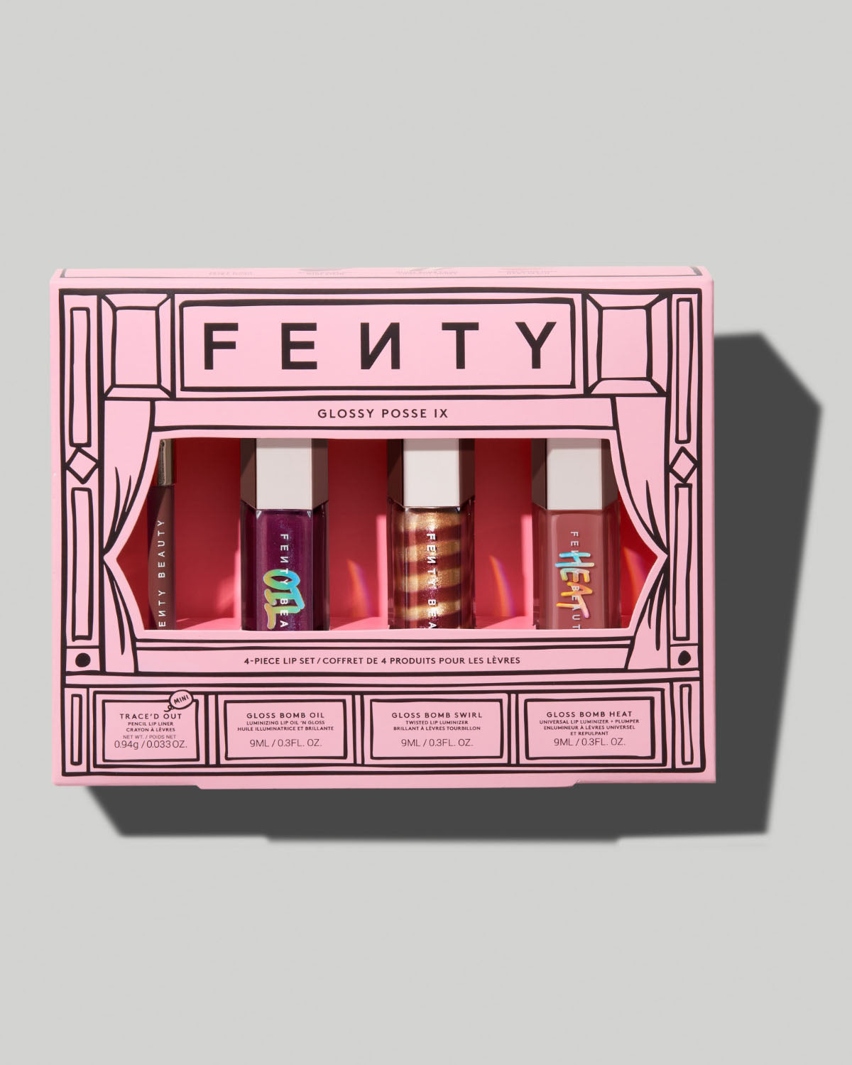 Glossy Posse IX 4-Piece Lip Set