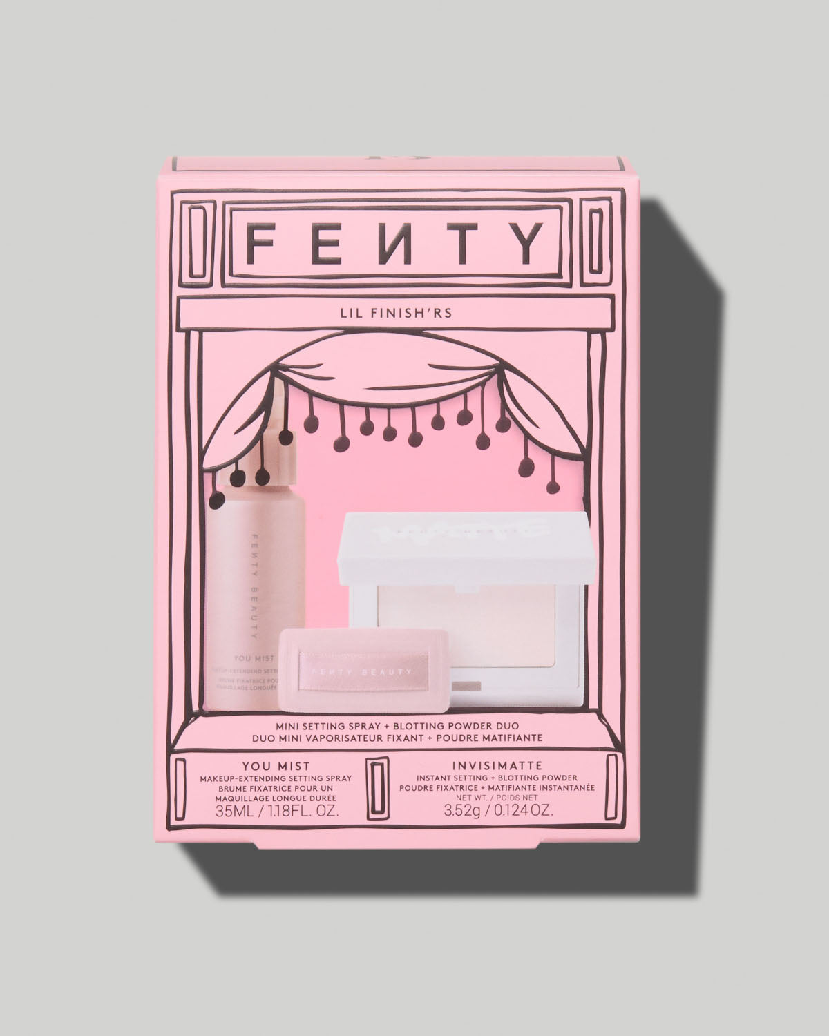Lil Finish'rs Mini Setting Spray + Blotting Powder Duo