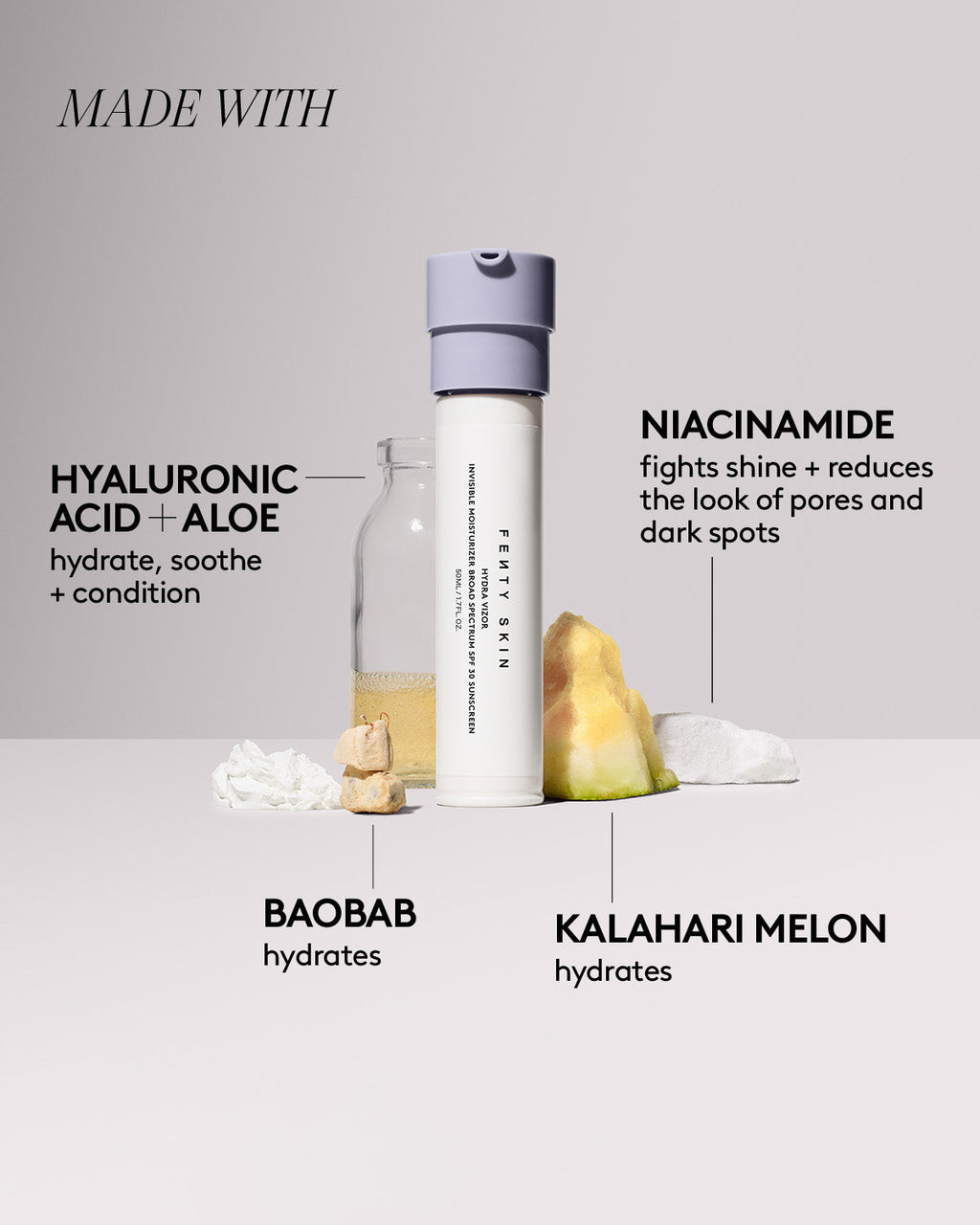 A$AP Rocky Hydra Vizor Invisible Moisturizer Broad Spectrum SPF 30 Sunscreen + Collector's Case