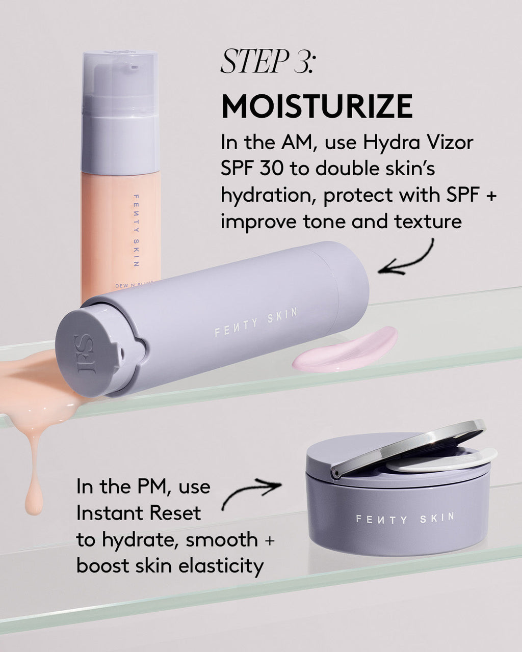 Dew N Plump Trio: Dew N Plump Face Mist. Serum + Slushie Mask