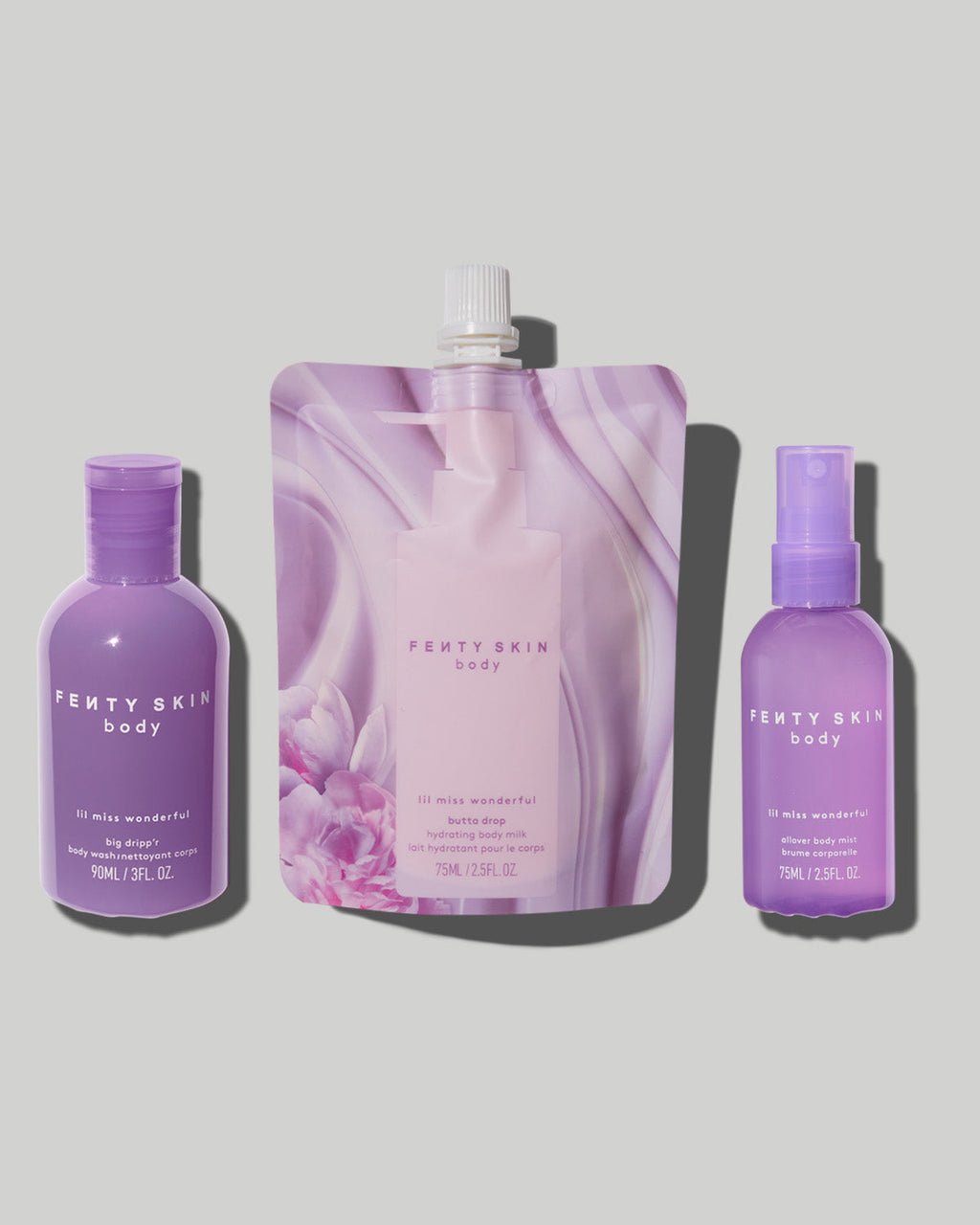 The Driplets Mini Body Wash. Milk + Mist Set
