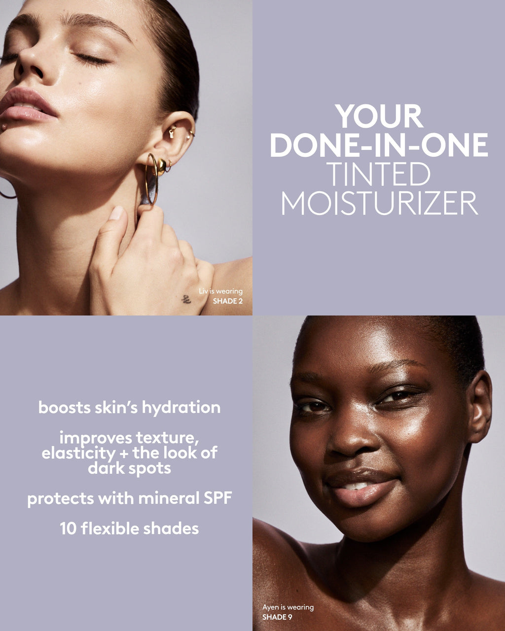 Hydra Vizor Huez Tinted Moisturizer Broad Spectrum Mineral SPF 30 Sunscreen Refill — 9