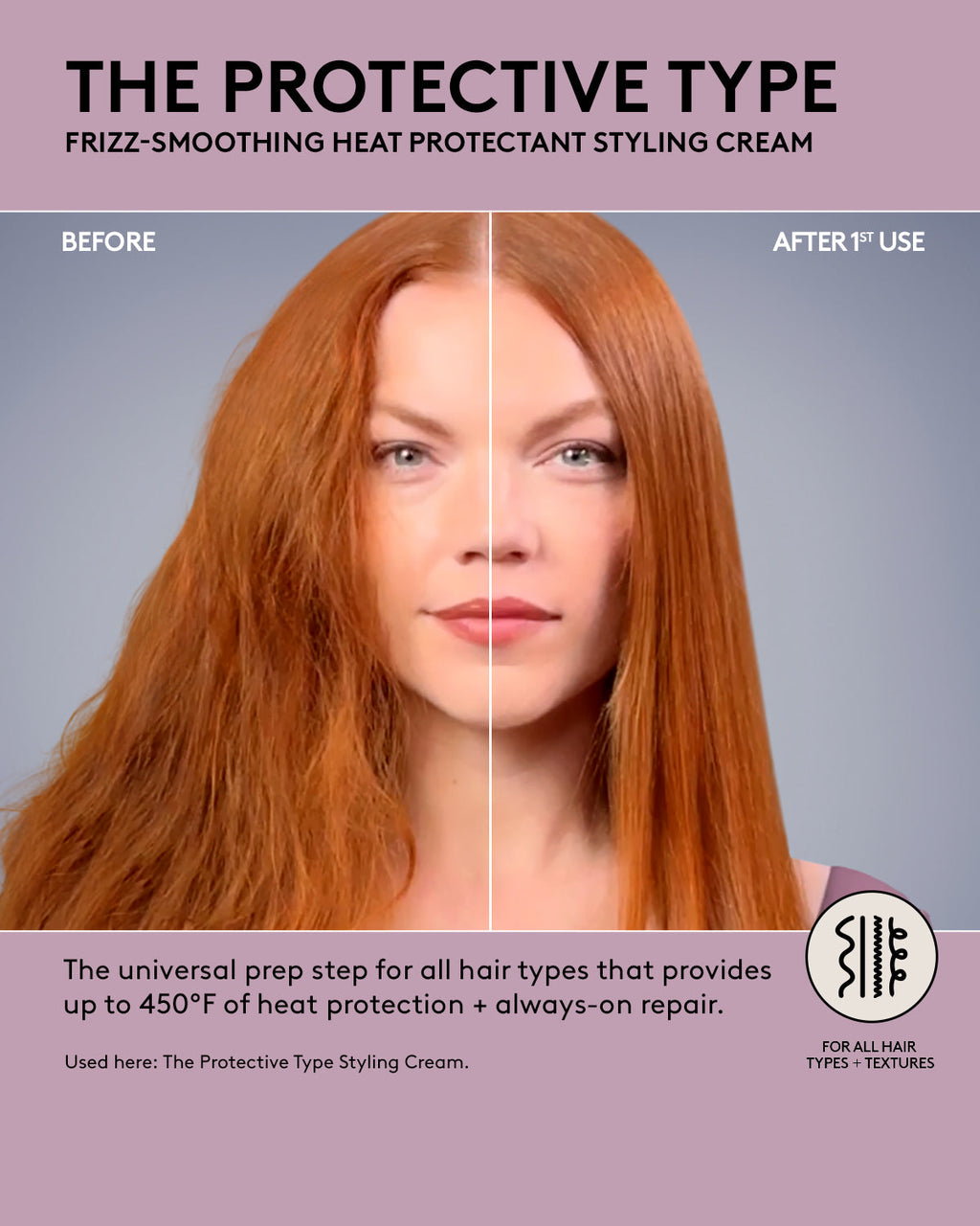 Heat Stylers Bundle: The Protective Type Heat Protectant Styling Cream + The Flashy One Hair Treatment Oil