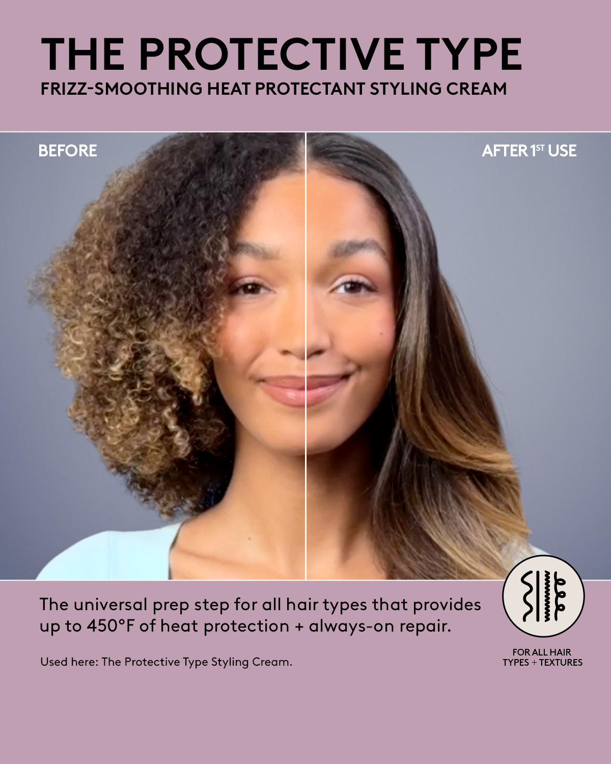 Heat Stylers Bundle: The Protective Type Heat Protectant Styling Cream + The Flashy One Hair Treatment Oil